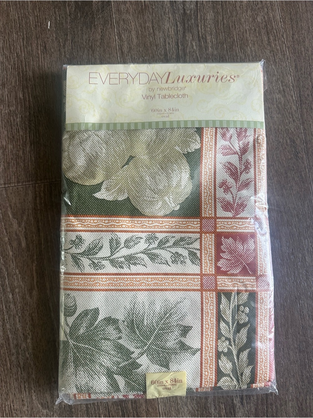 Fall Themed Oval Tablecloth